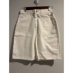 NWT Lee Shorts‎ Women's White Size 10 Relaxed Fit 100% Cotton Made In USA